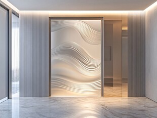 现代简约风格室内艺术隔断