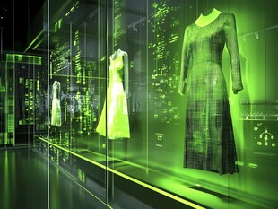 科技感时装展示空间