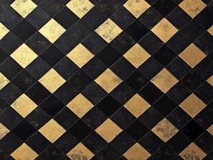 黑金菱格纹理图案背景