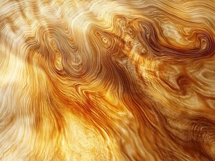 流动金棕纹理艺术画面