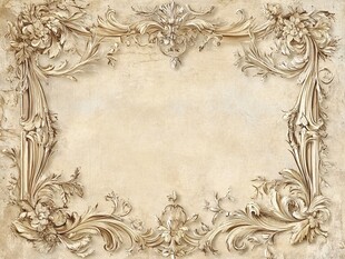 欧式复古雕花边框背景