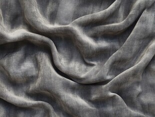 灰色褶皱布料纹理特写