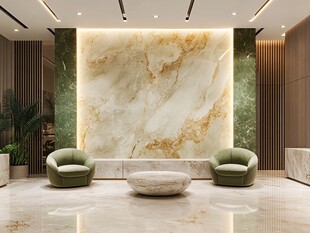 奢华大理石客厅优雅空间