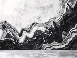 黑白水墨大理石纹理背景