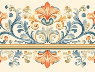 复古欧式精美花纹装饰图案