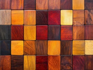多彩实木方块拼接纹理