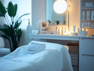 静谧温馨的美容护理空间