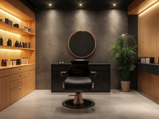时尚现代的专业美发空间
