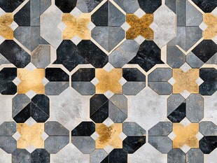 几何拼花瓷砖图案设计