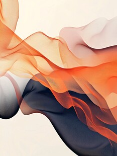 飘逸彩绸舞动艺术美感