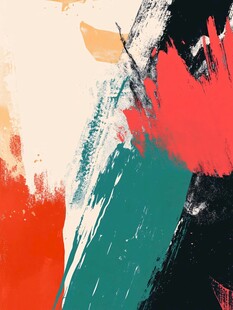 抽象笔触艺术背景图