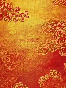 中式祥云复古风背景图