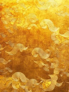 金色云纹抽象纹理背景图