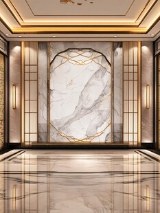 豪华大理石玄关装饰空间