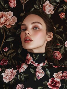 花中美人