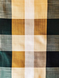 多彩格子布料纹理特写