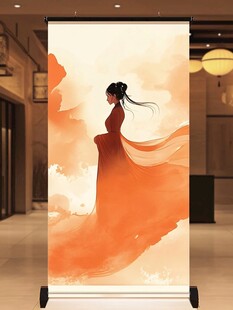 古风女子飘逸画卷