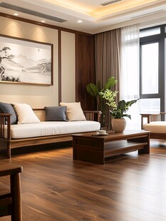 中式典雅客厅温馨空间