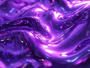 梦幻紫色流动液体纹理