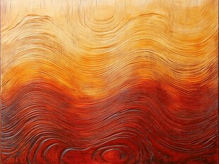 抽象波纹色彩艺术画作