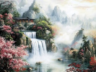 山水间的诗意中式景致