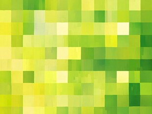 清新黄绿马赛克背景图