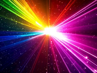 绚丽光芒星空特效背景图