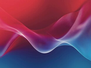 红蓝渐变流动动感背景图