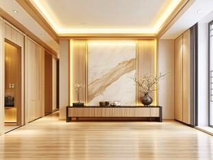 现代简约风豪华入户玄关
