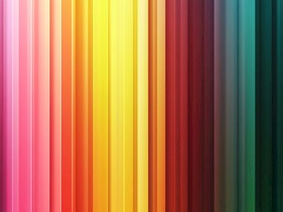 多彩竖条纹渐变背景图