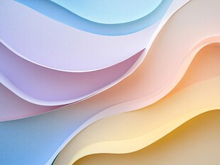 多彩波浪纹理背景图案