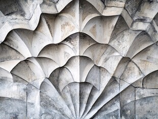 独特几何石雕纹理艺术