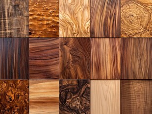 多样木材纹理精美展示