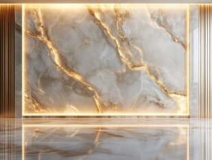 奢华大理石背景墙设计