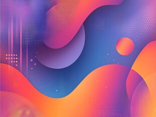 渐变流体抽象艺术背景图