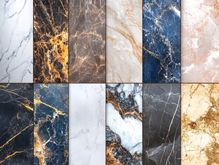 多样大理石纹理精美展示