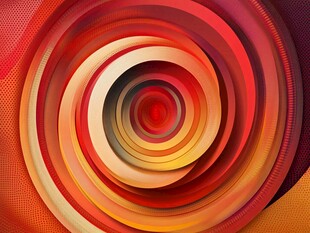 多彩螺旋抽象艺术图案