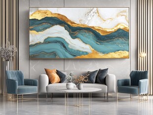 现代客厅抽象艺术挂画