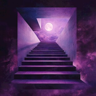 梦幻紫调 通往月境的阶梯