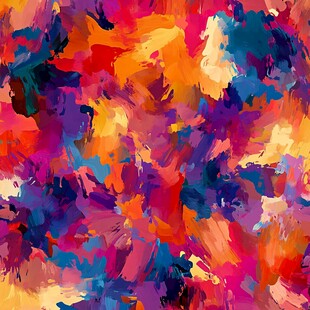 绚丽多彩抽象艺术笔触背景