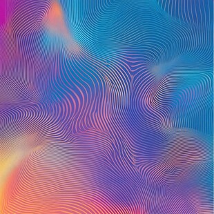 炫彩波纹抽象背景图案