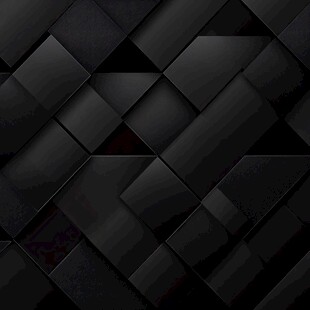 黑色几何方块立体背景图