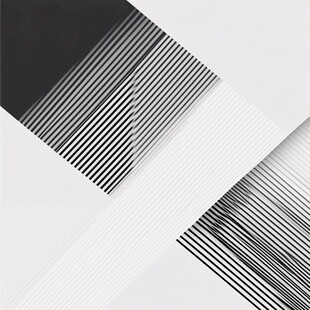 黑白线条几何抽象背景图