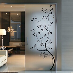 艺术玻璃门 简约家居美饰