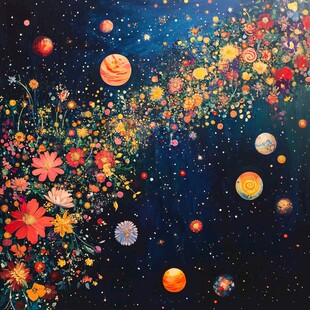 梦幻星际花卉奇妙景观