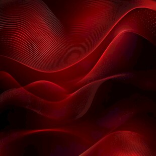 红色动感波浪线条背景图