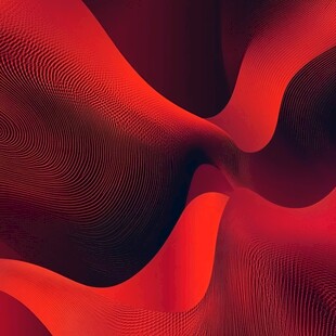 红色动感线条抽象艺术背景