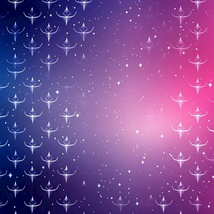 梦幻渐变星空图案背景