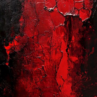 红黑裂纹质感艺术纹理
