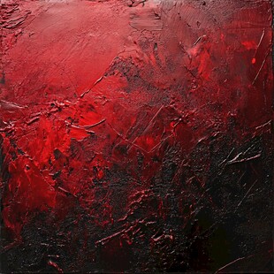 深红纹理抽象艺术画面